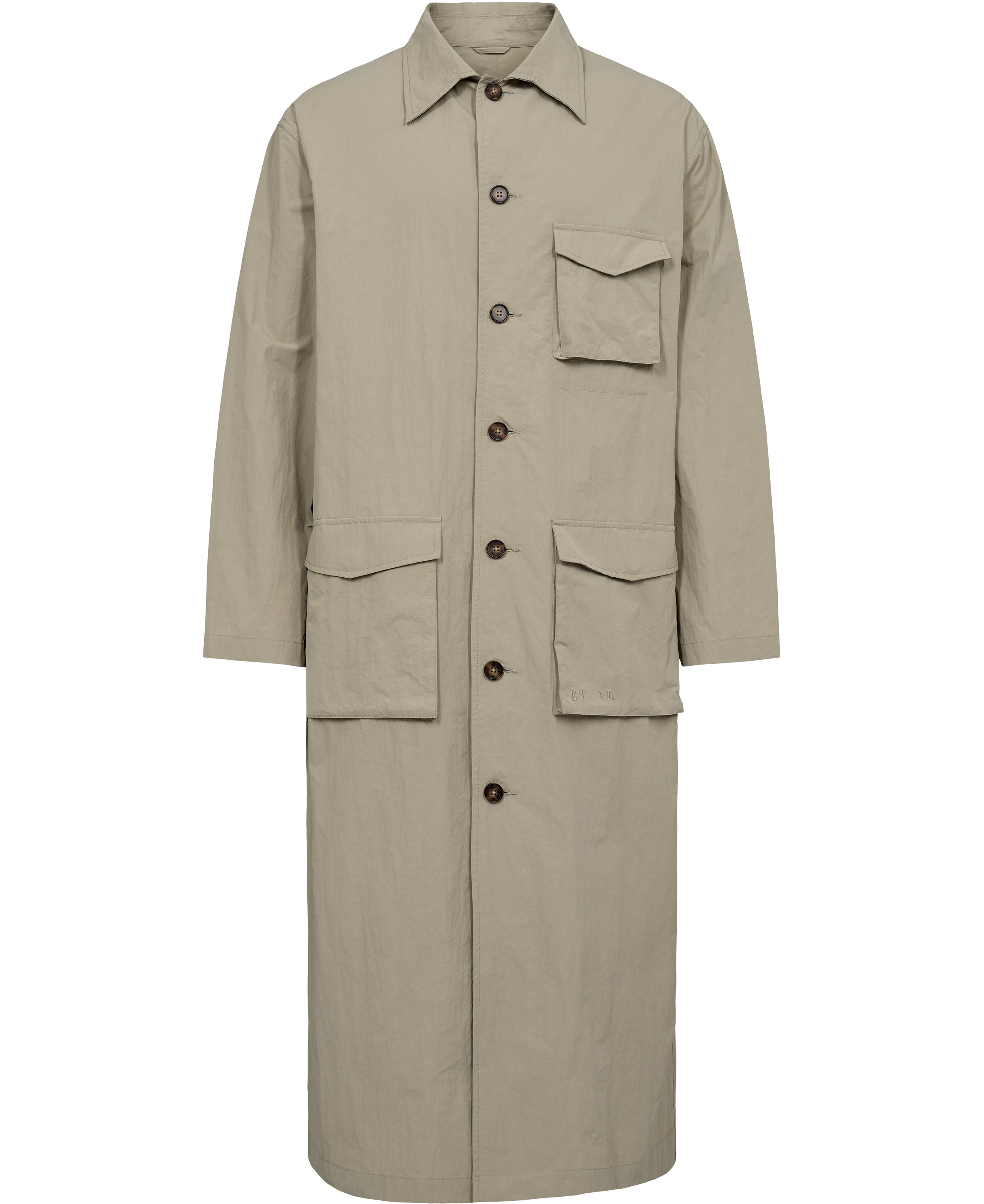 Director coat - sand