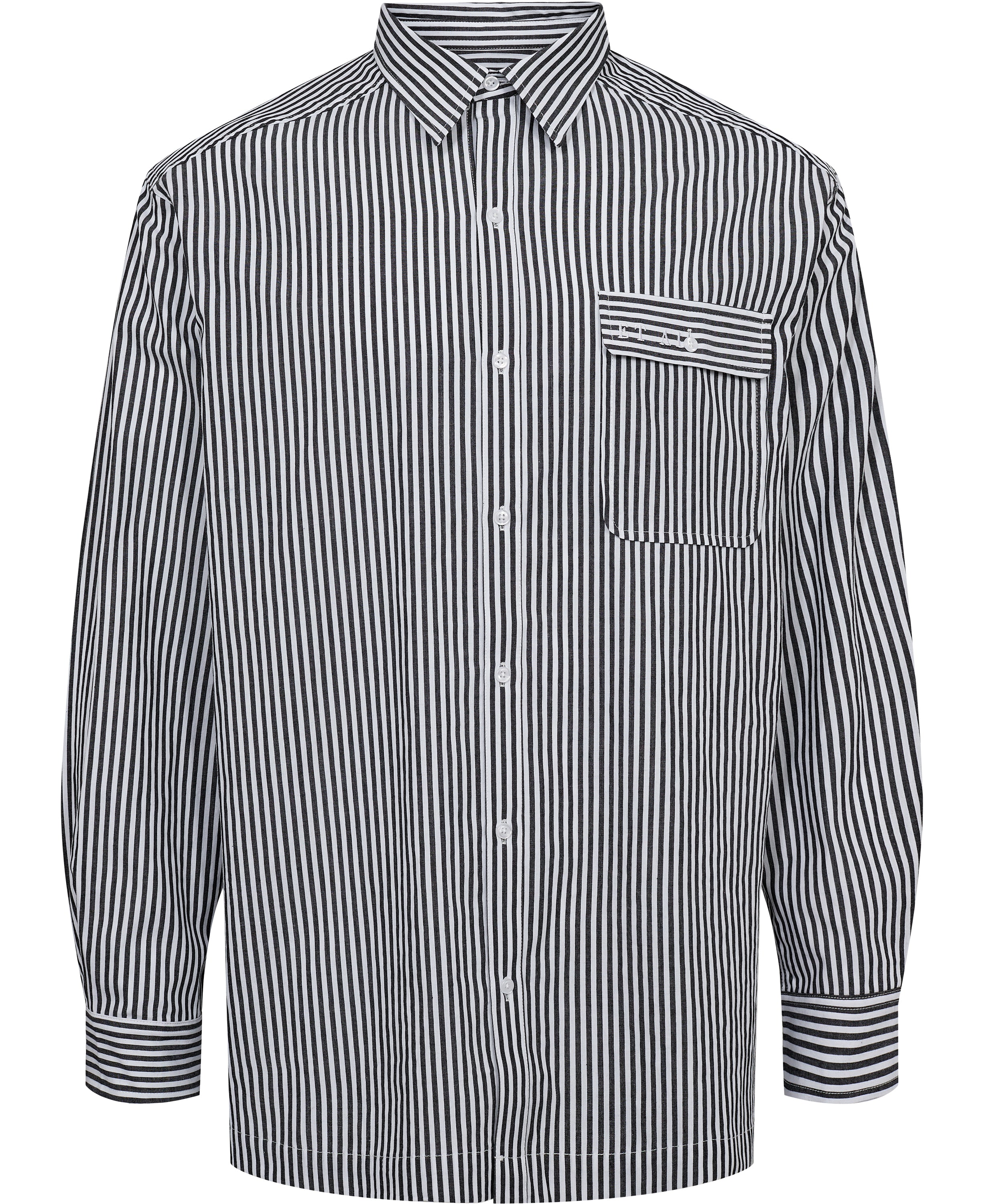 Organiser poplin shirt - striped