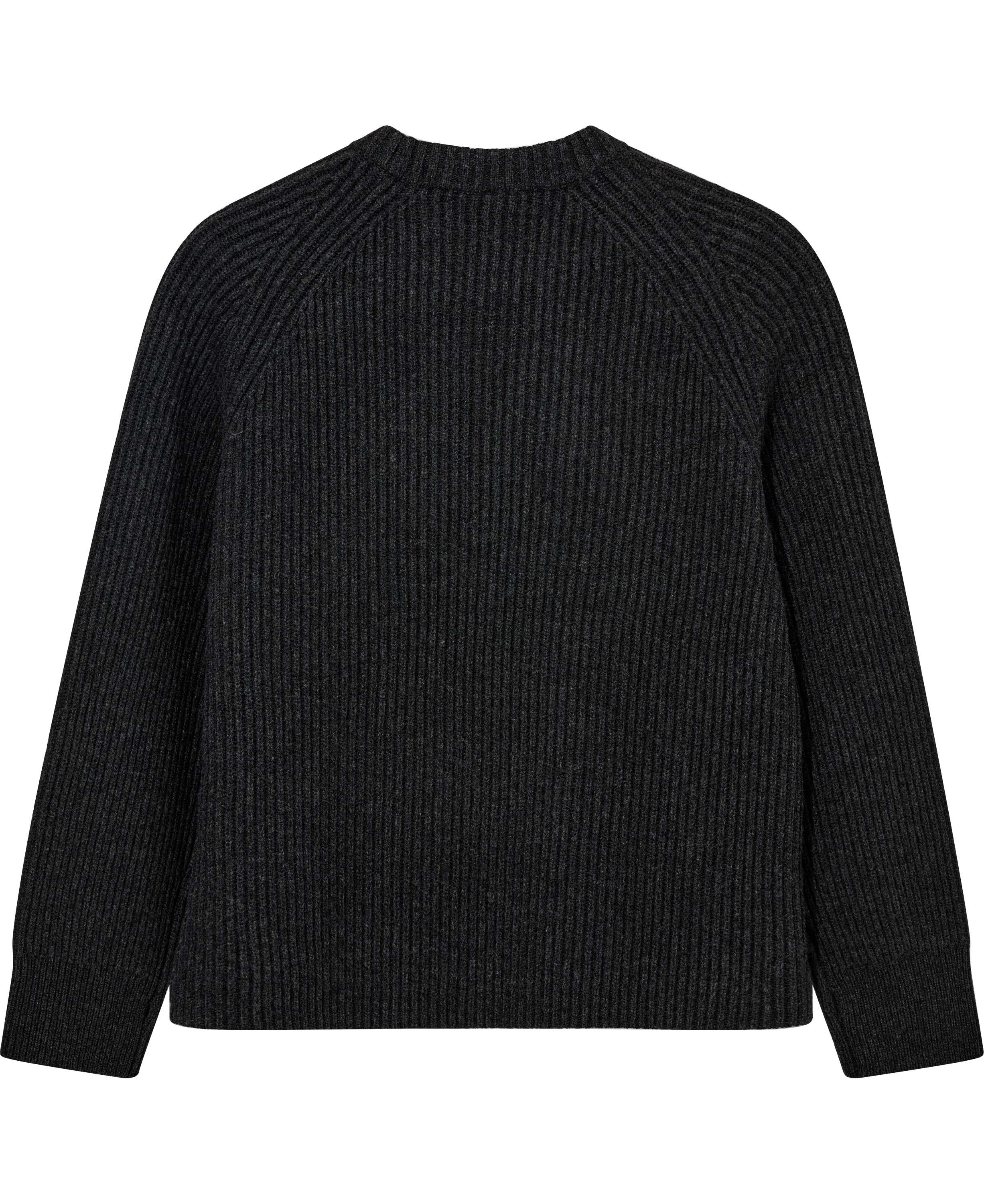 Marco sailor crew neck knit - charcoal