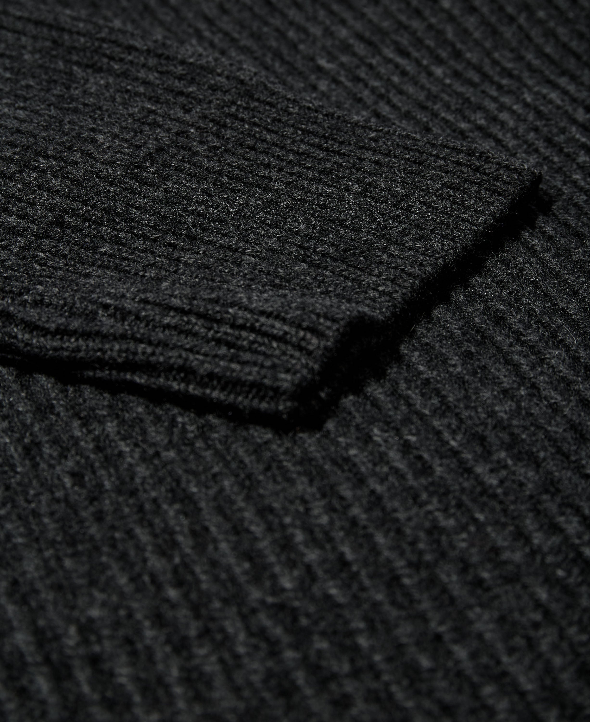 Marco sailor crew neck knit - charcoal