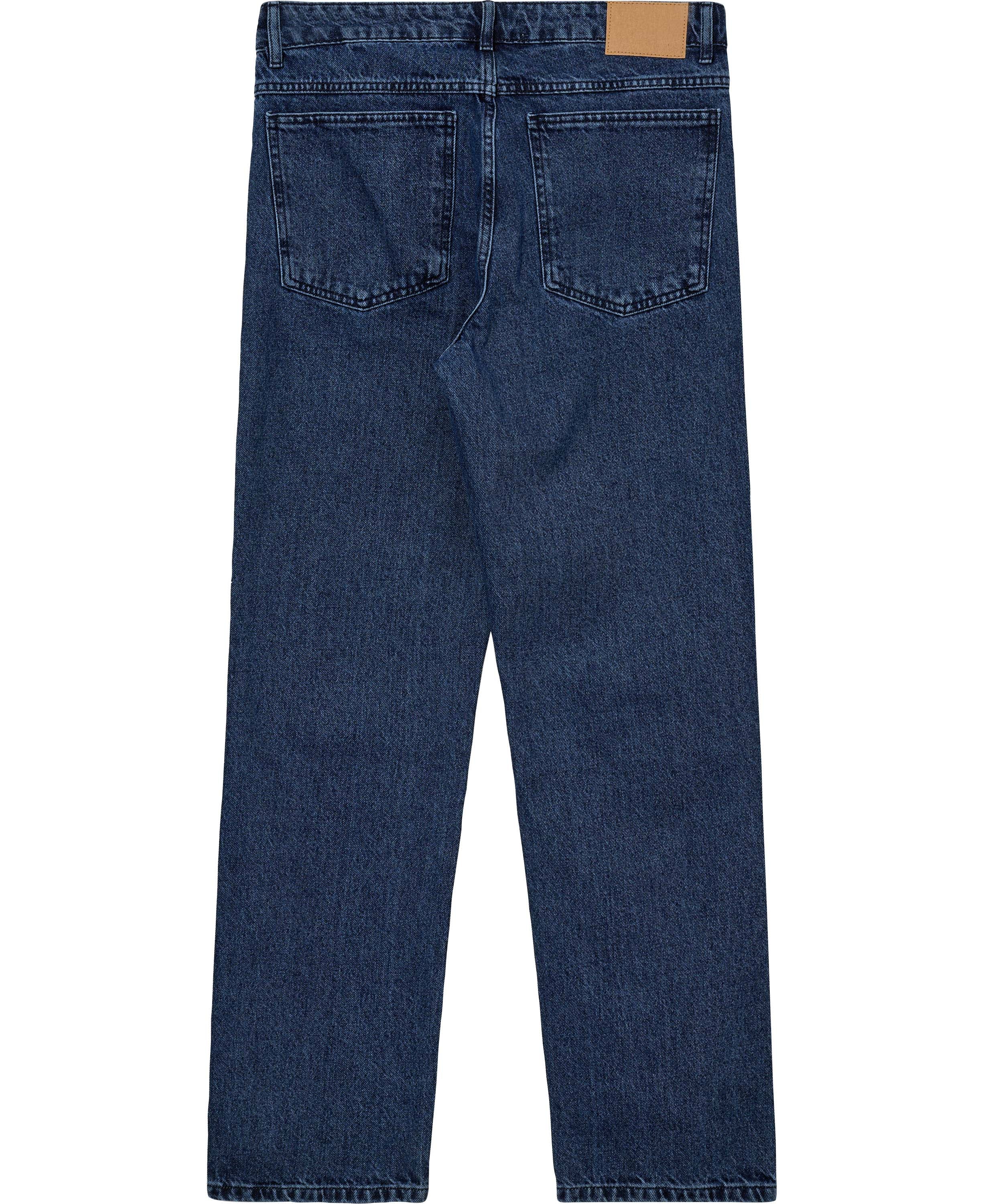 Peter regular/straight leg jeans - mid blue stone