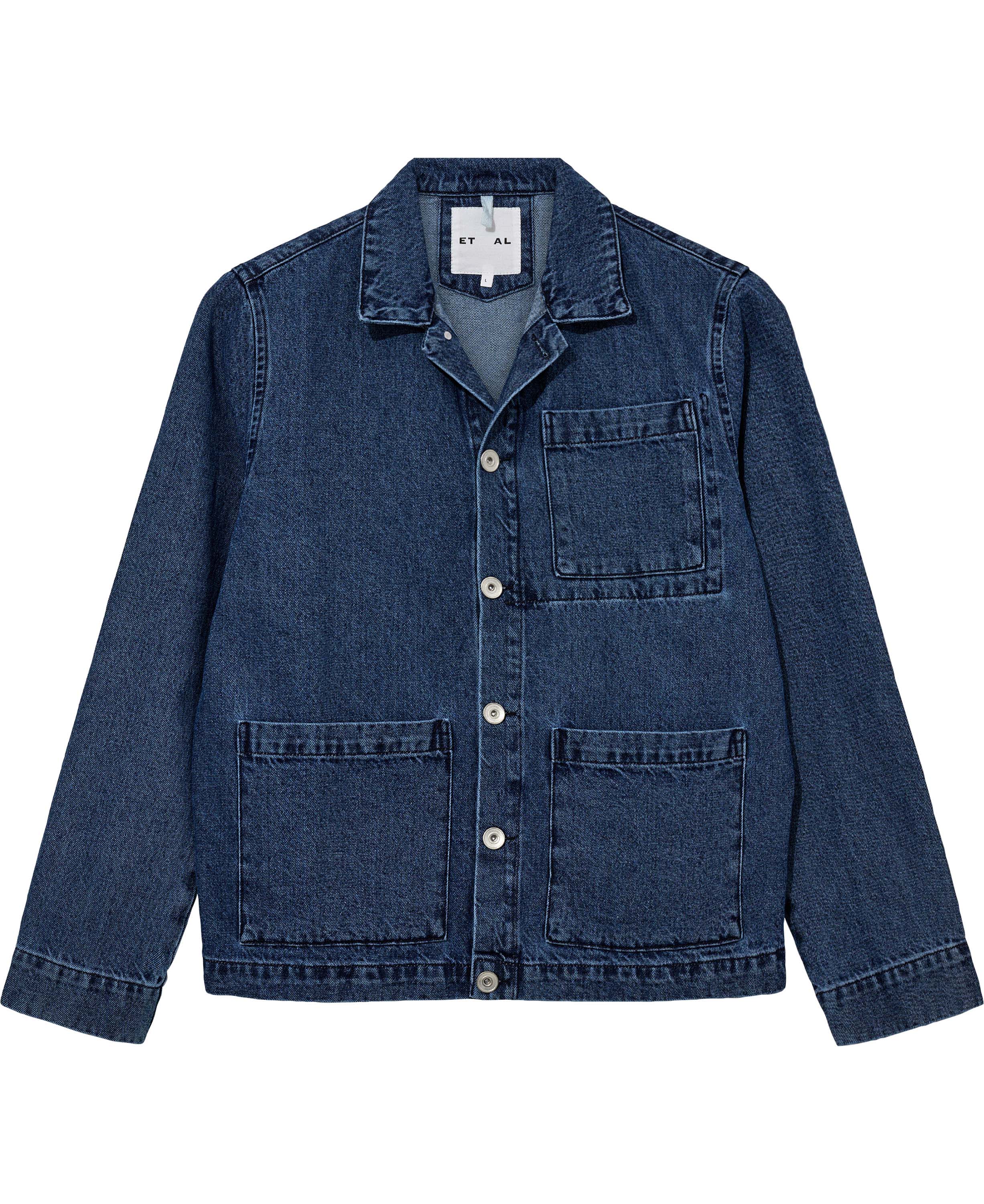 Omer chore jacket - blue stone