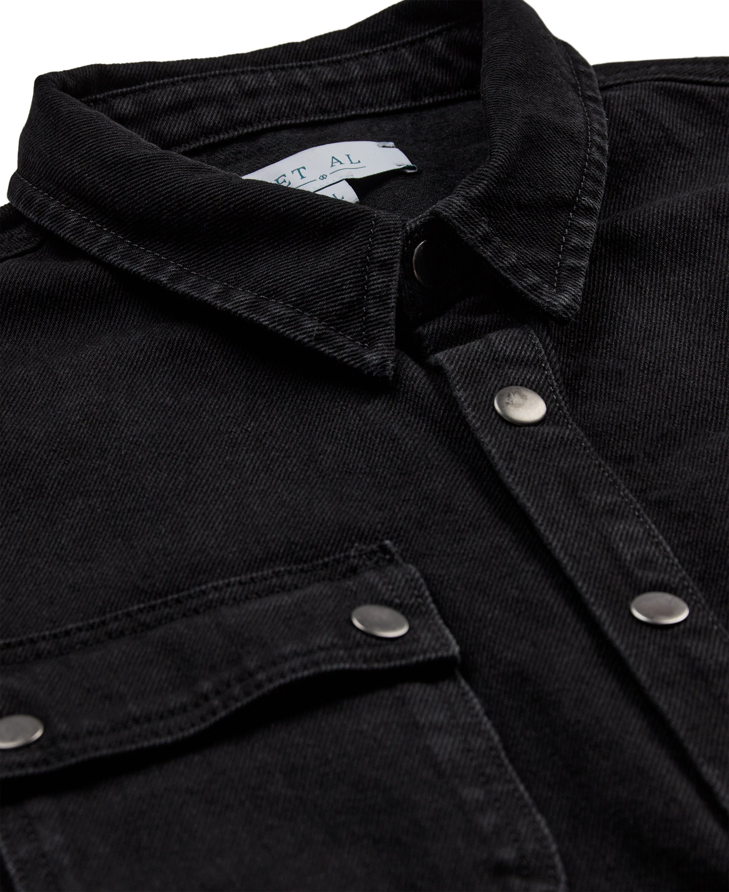 Worker shirt - black denim