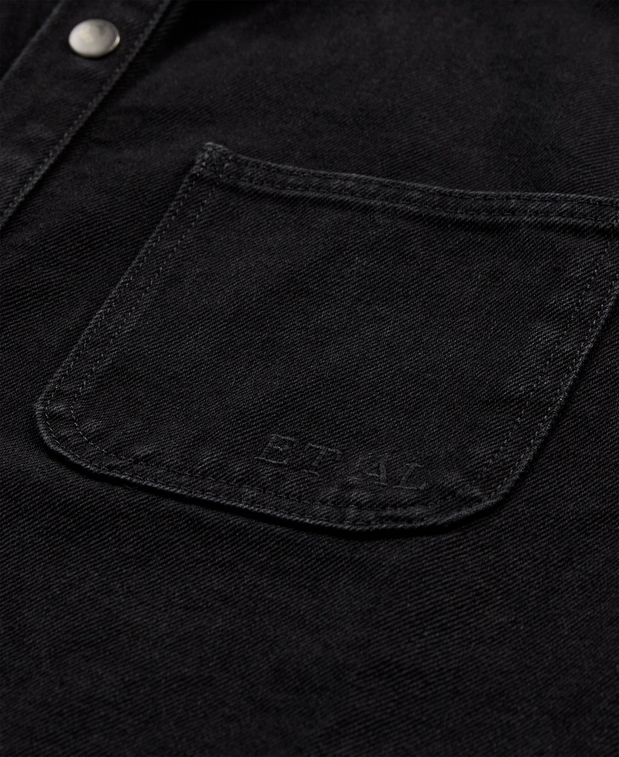 Worker shirt - black denim