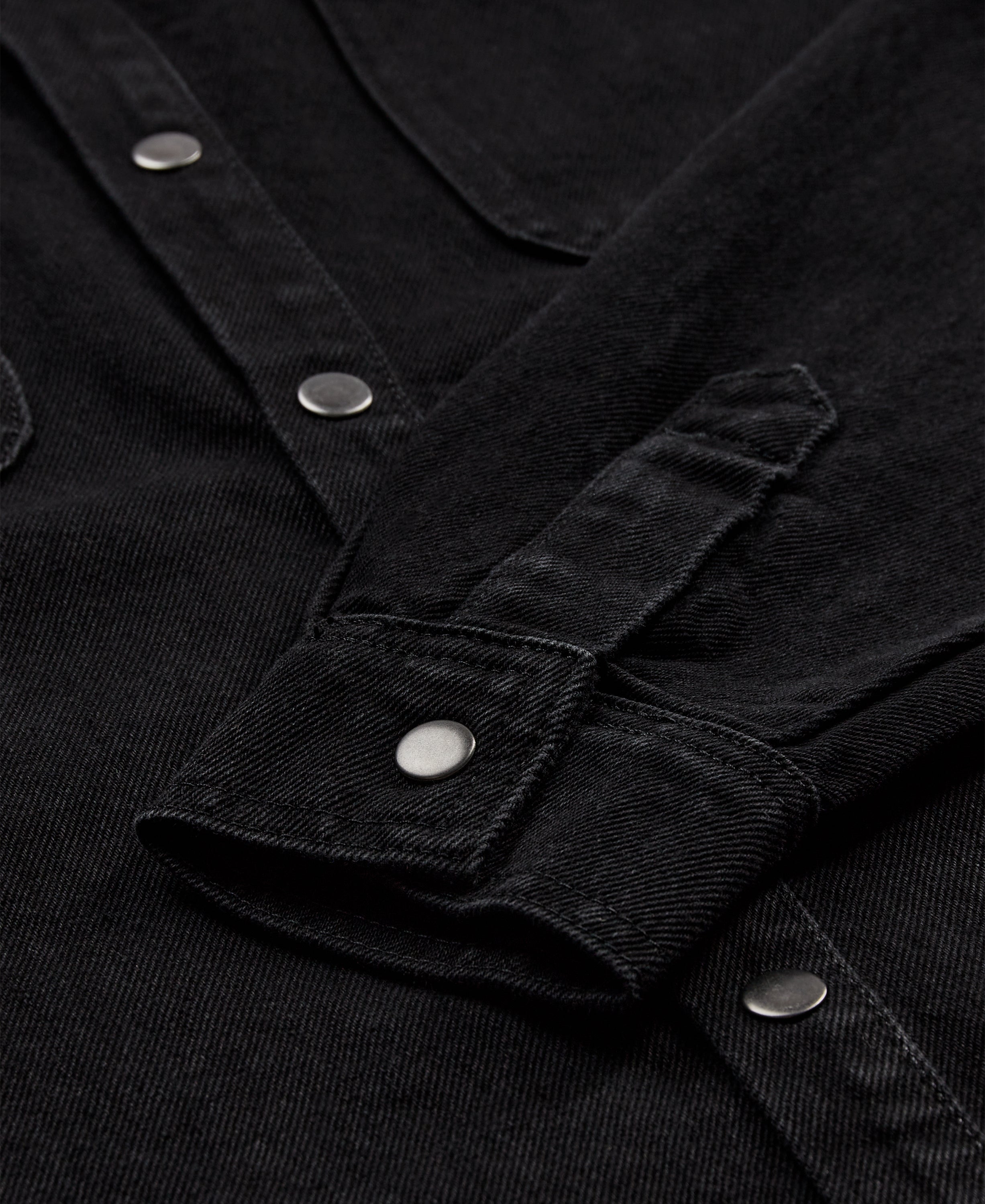 Worker shirt - black denim