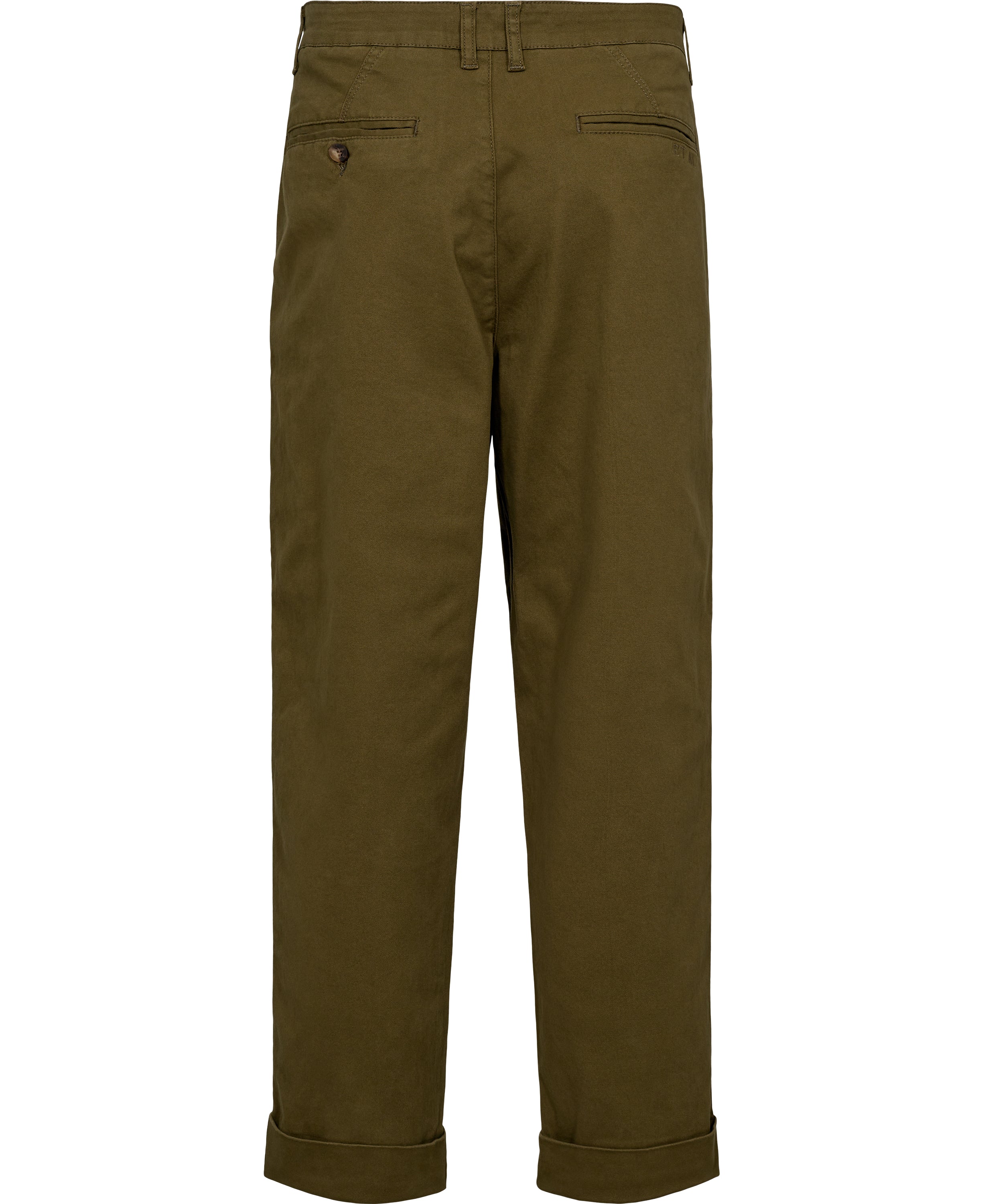 Taxi driver trousers cropped- army