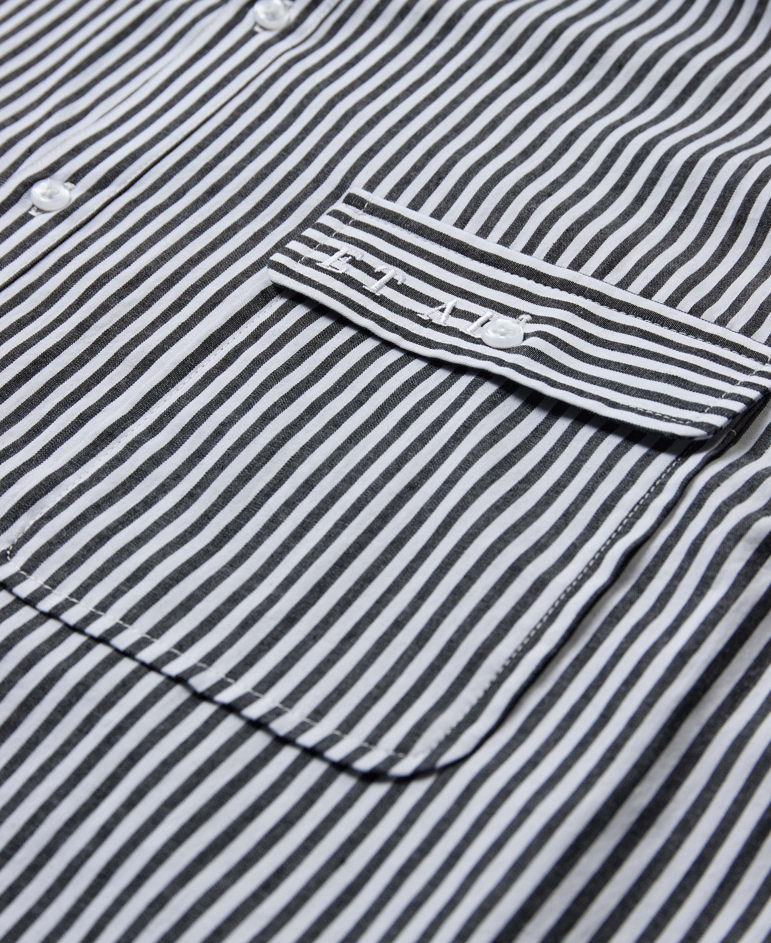 Organiser poplin shirt - striped
