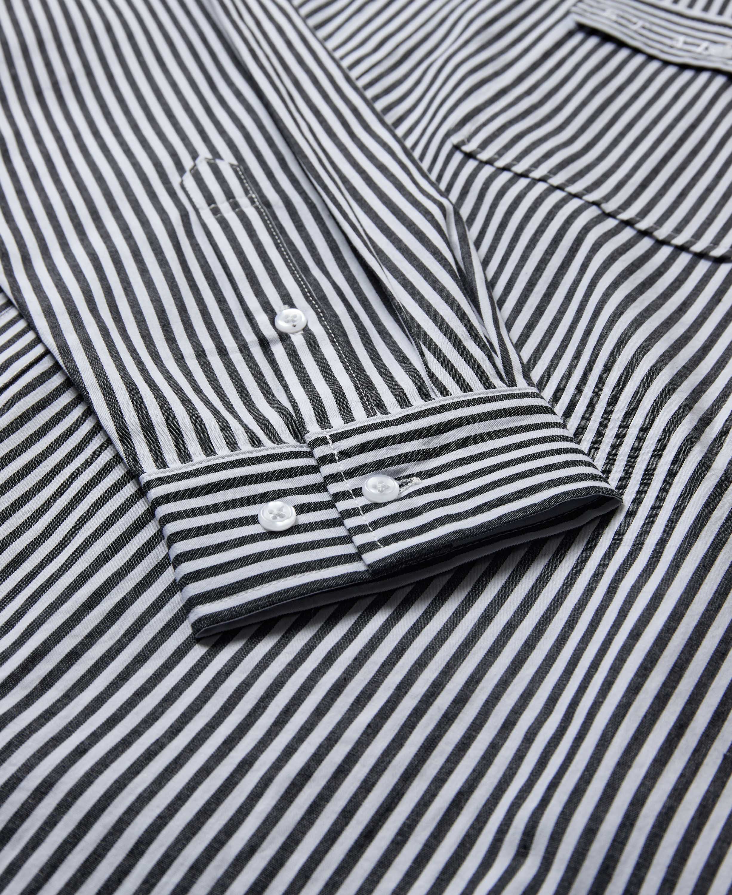 Organiser poplin shirt - striped