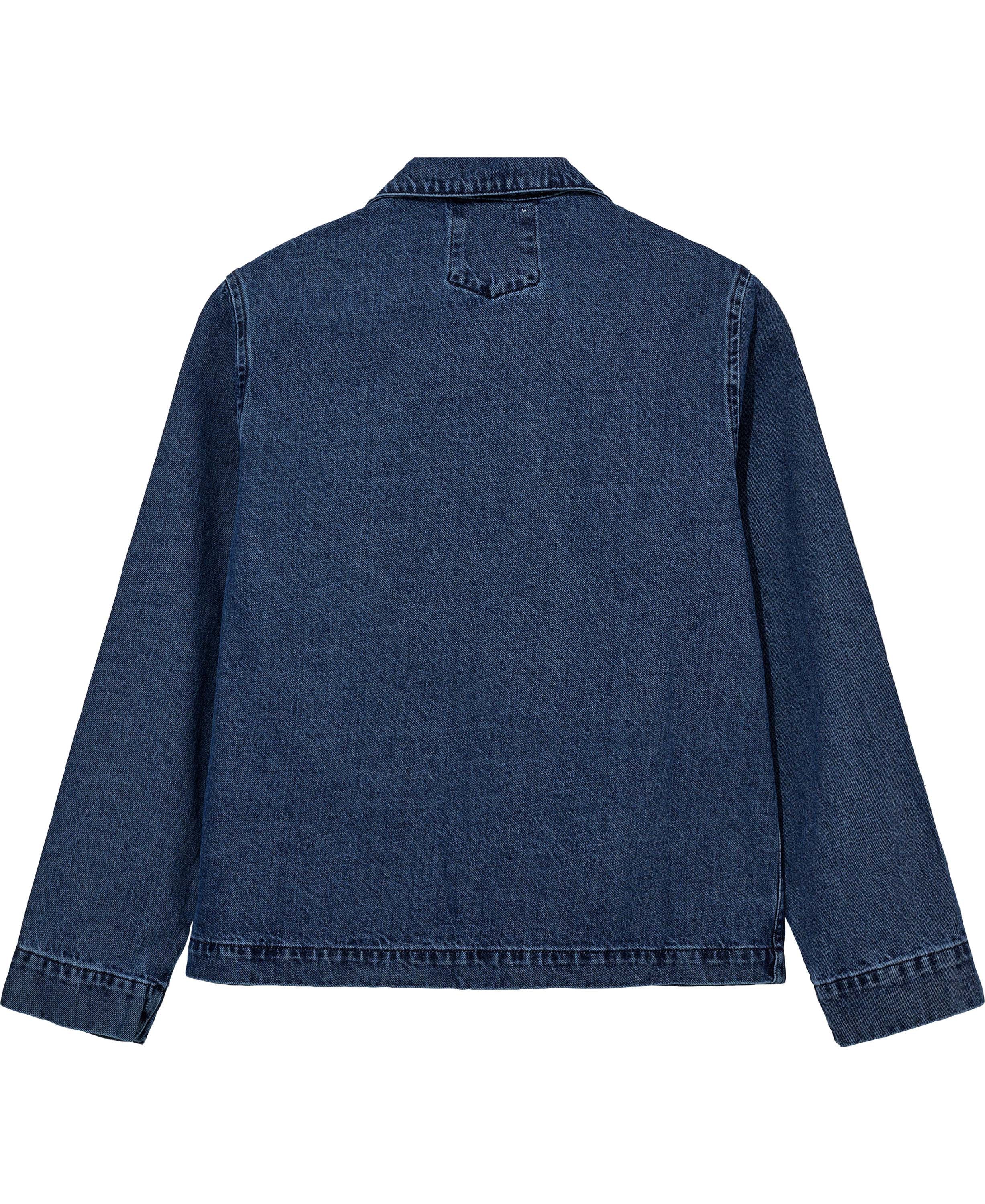 Omer chore jacket - blue stone