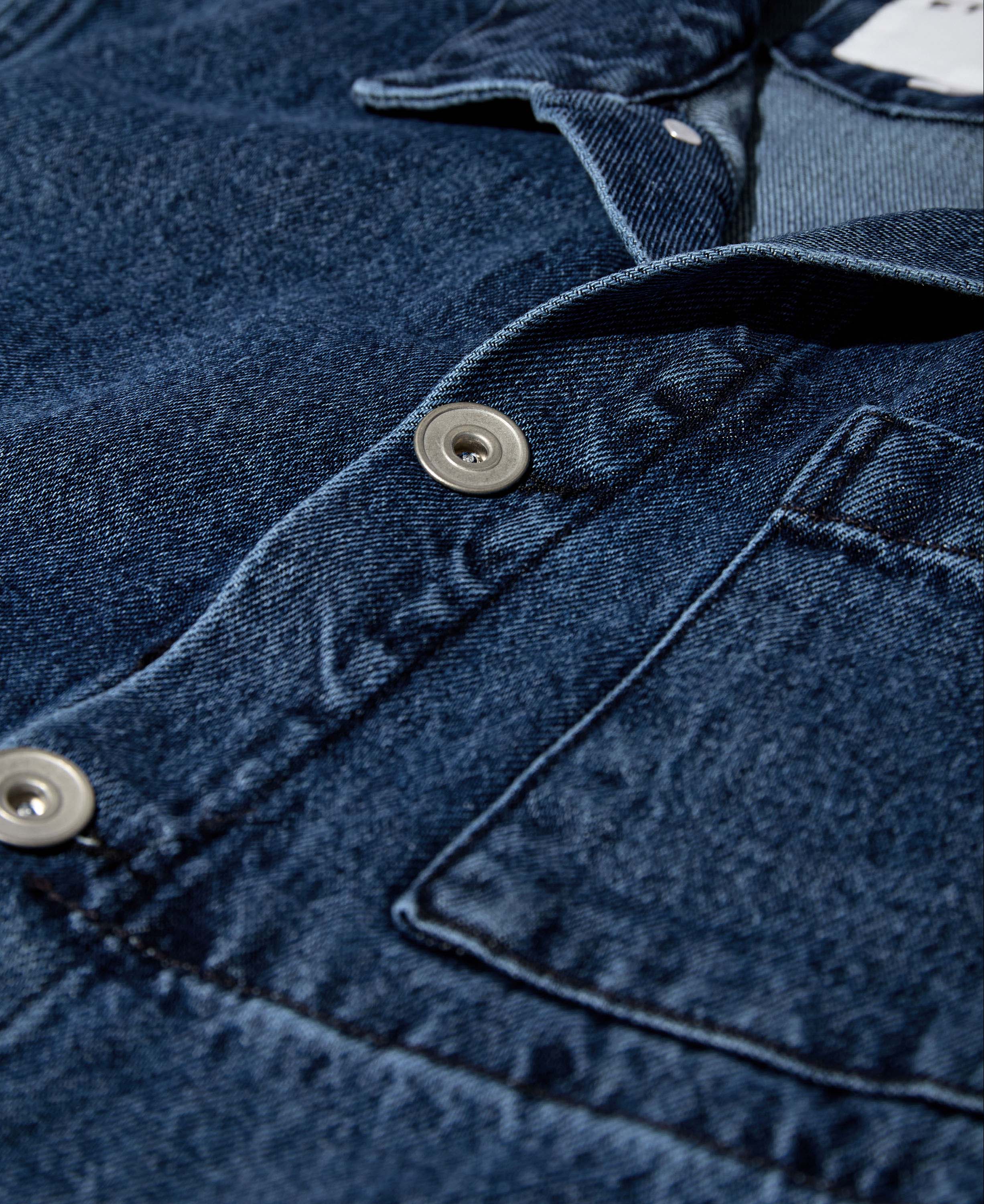 Omer chore jacket - blue stone