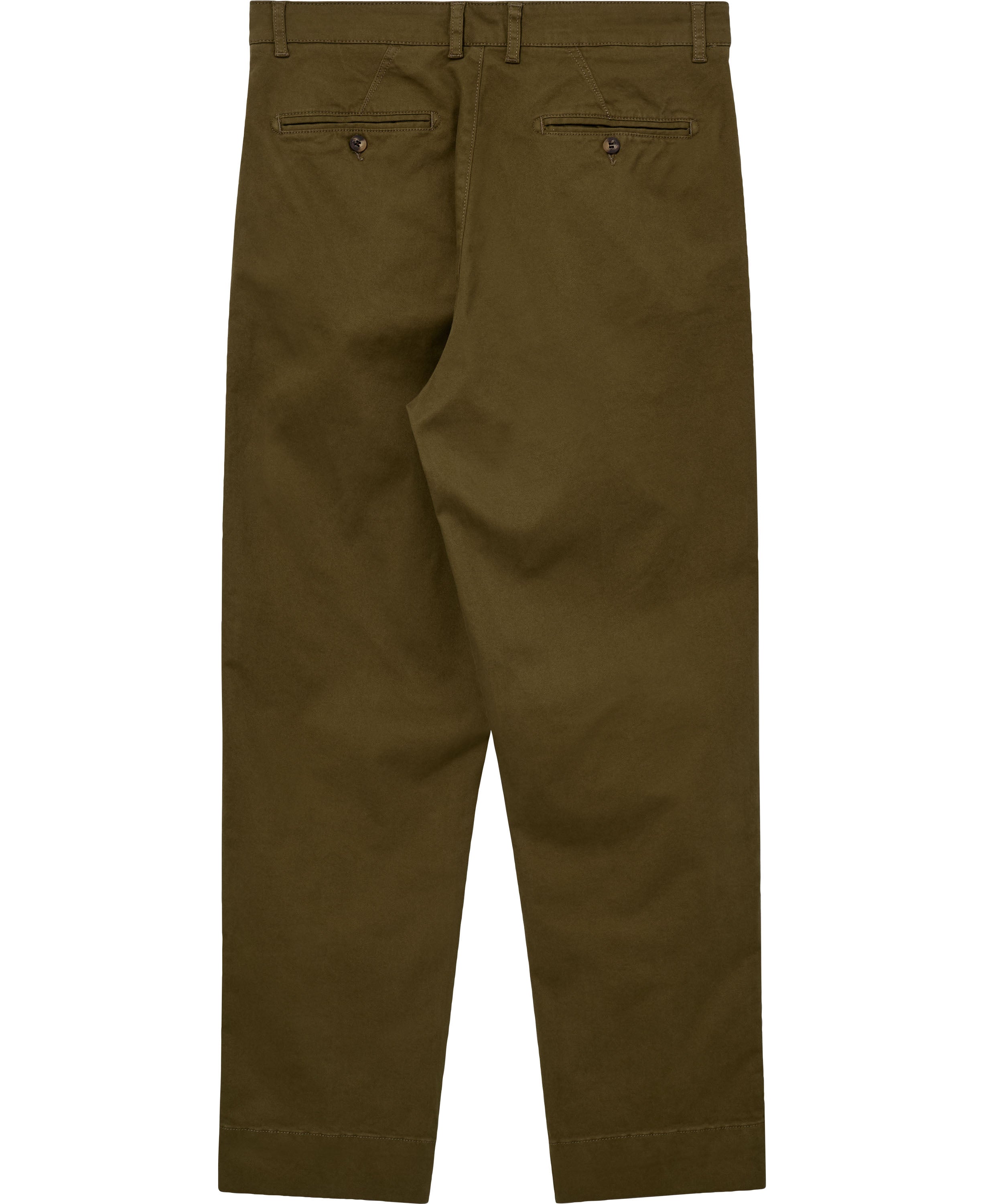Taxi driver pleated trousers full length - army
