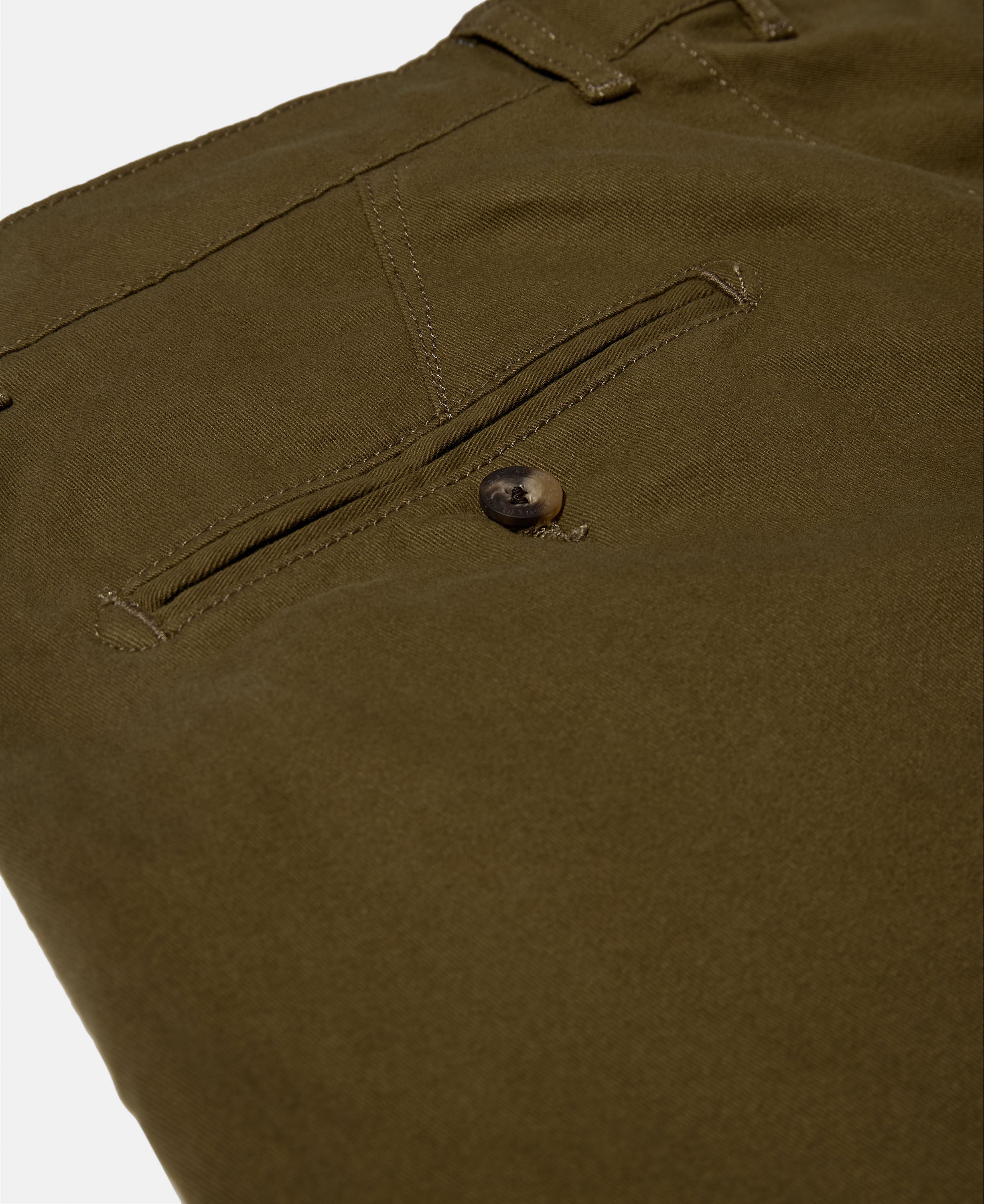 Taxi driver pleated trousers full length - army