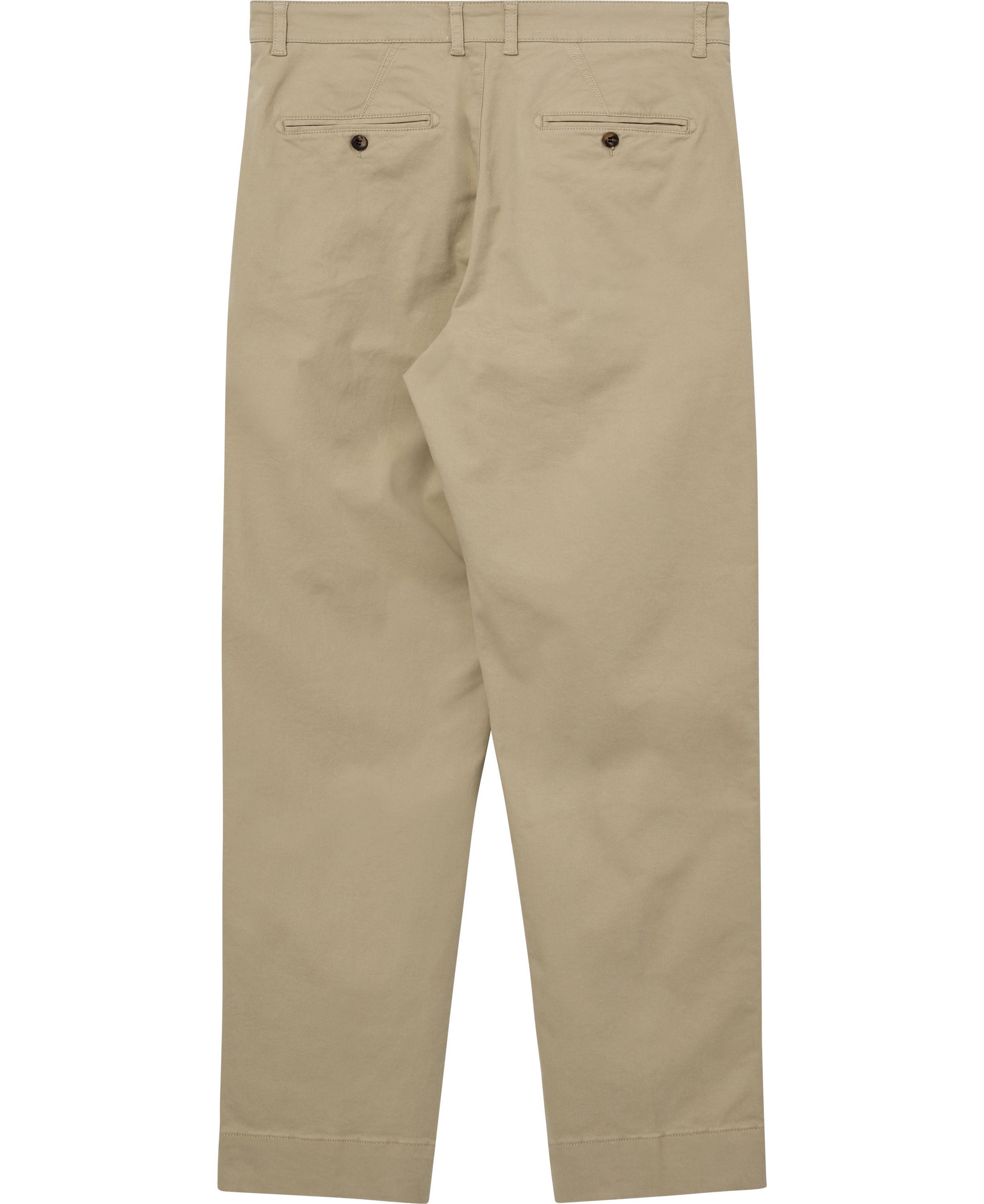 Taxi driver pleated trousers full length - sand