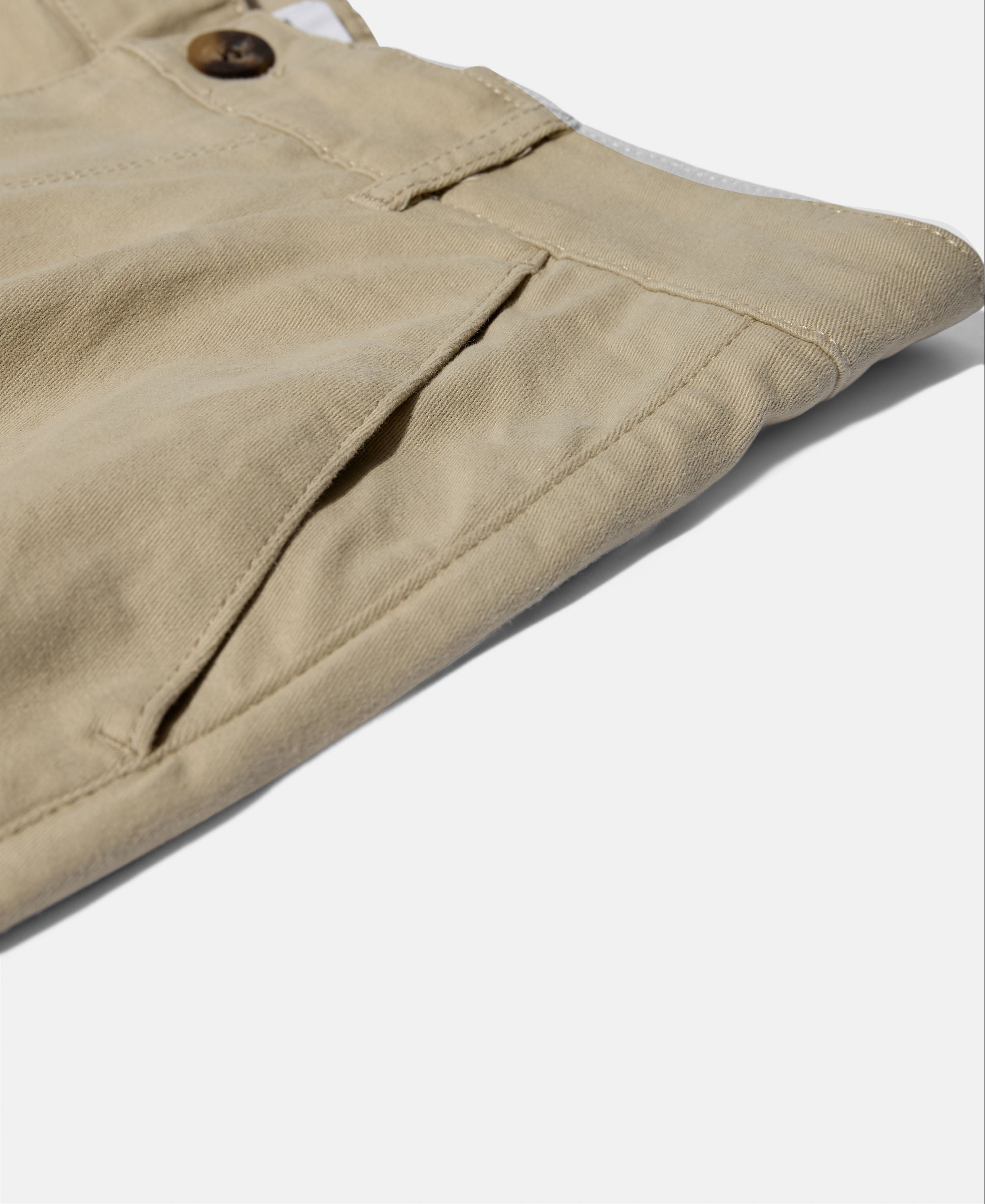 Taxi driver pleated trousers full length - sand