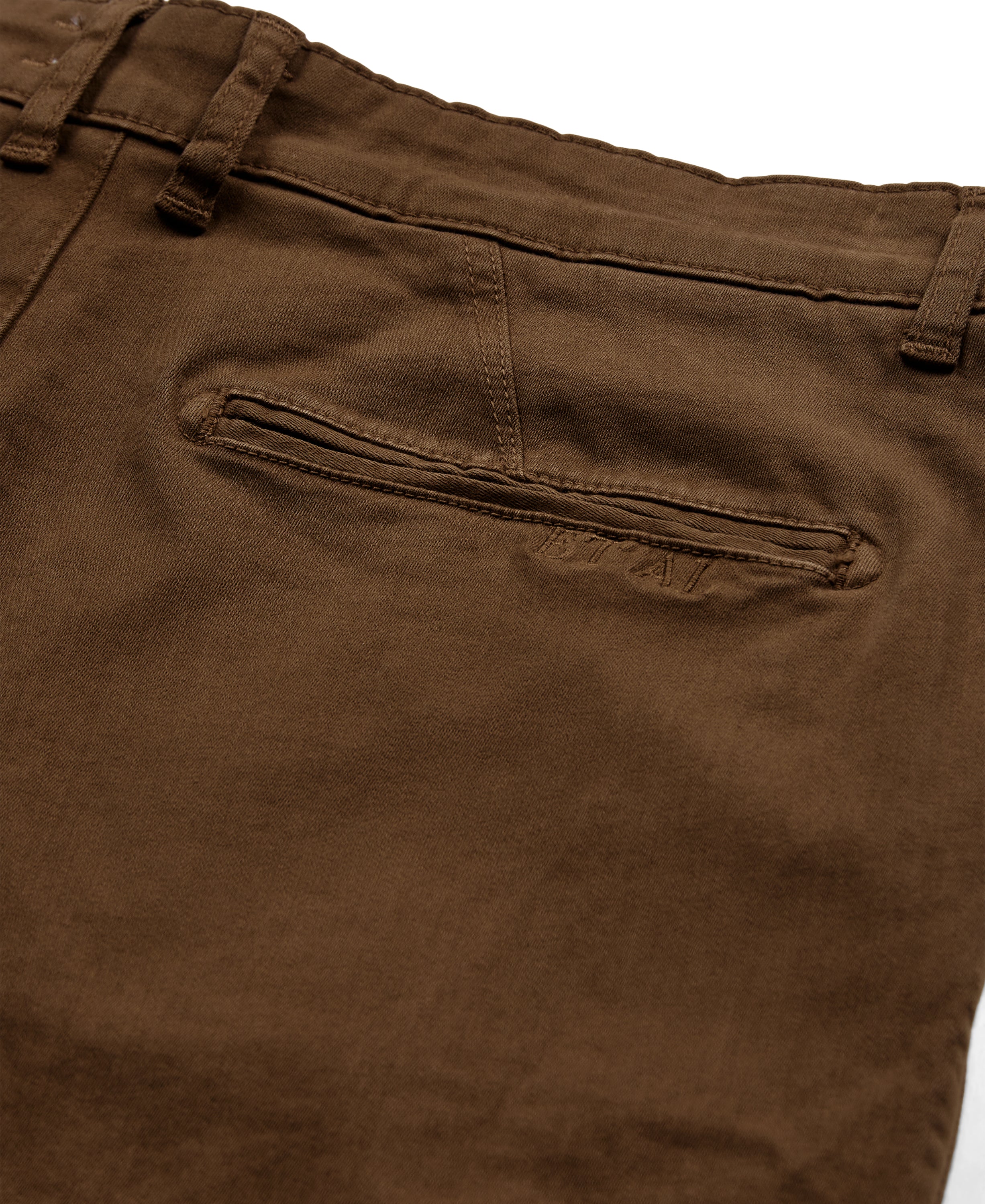 Taxi driver trousers cropped - wood