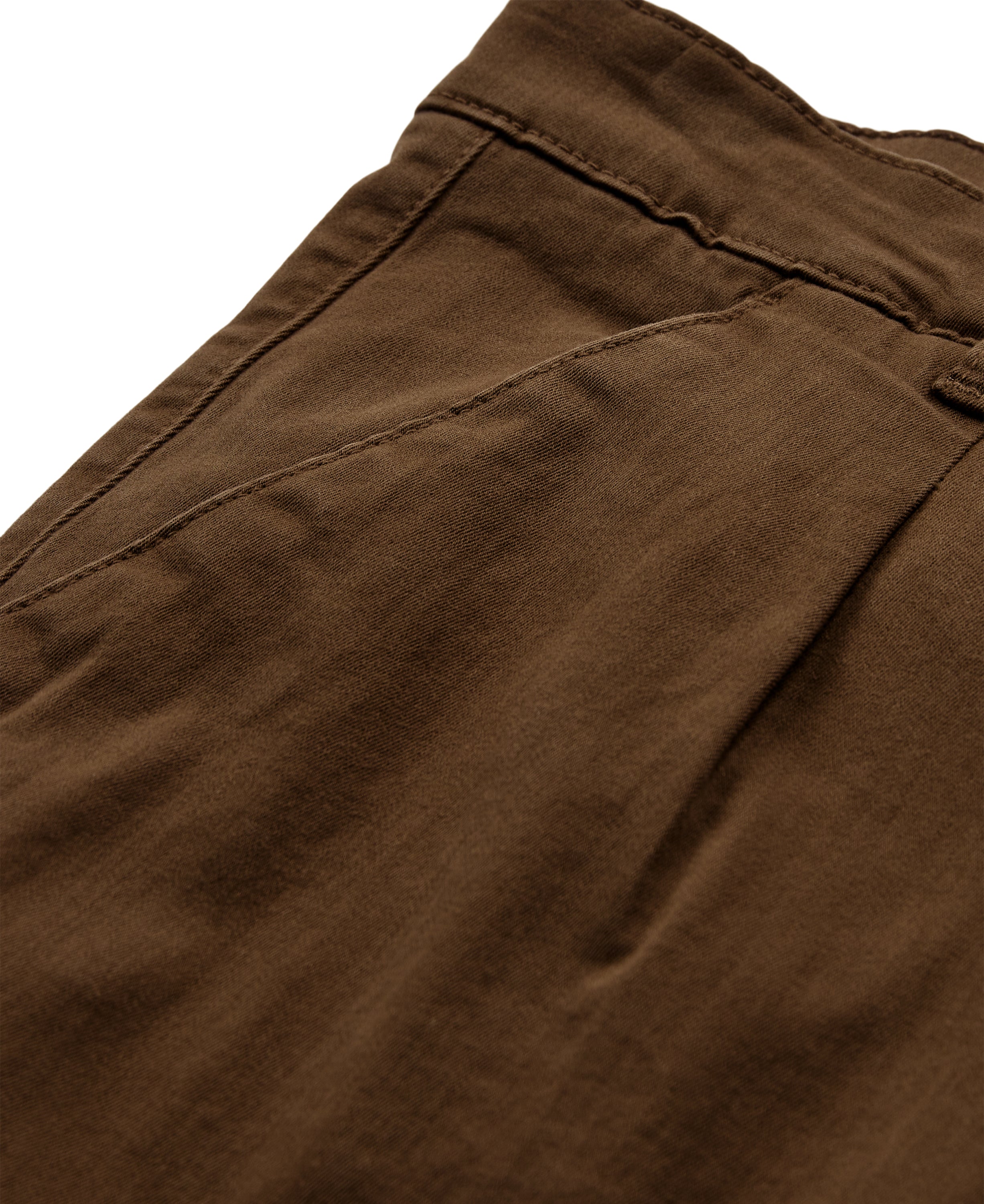 Taxi driver trousers cropped - wood